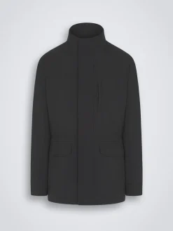 Fashion Brioni Essential Performa field jacket Midnight Blue