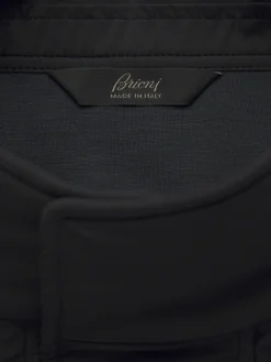 Fashion Brioni Essential Performa field jacket Midnight Blue