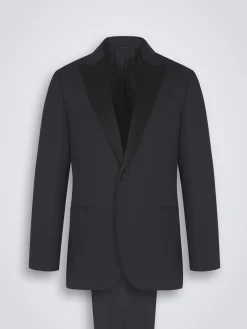 Online Brioni Essential Super 160's wool Policleto tuxedo Midnight Blue