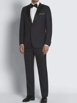 Online Brioni Essential Super 160's wool Policleto tuxedo Midnight Blue