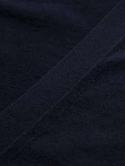 Best Brioni Essential wool, cashmere and silk cardigan Midnight Blue