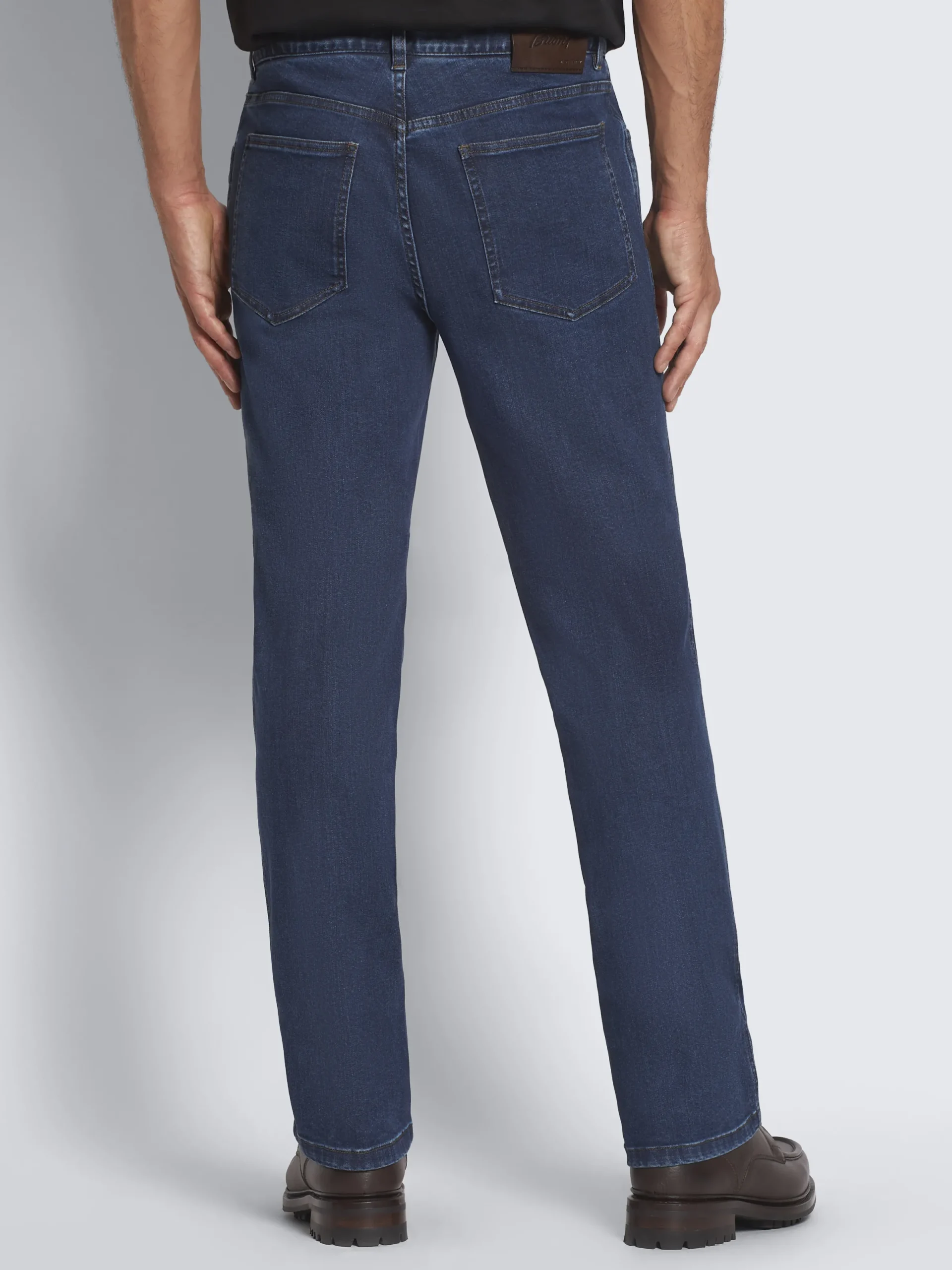Sale Brioni Essential comfort fit jeans Navy blue