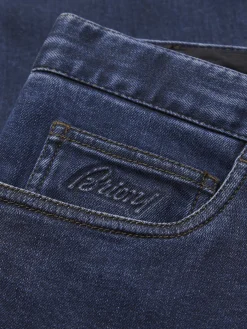 Sale Brioni Essential comfort fit jeans Navy blue