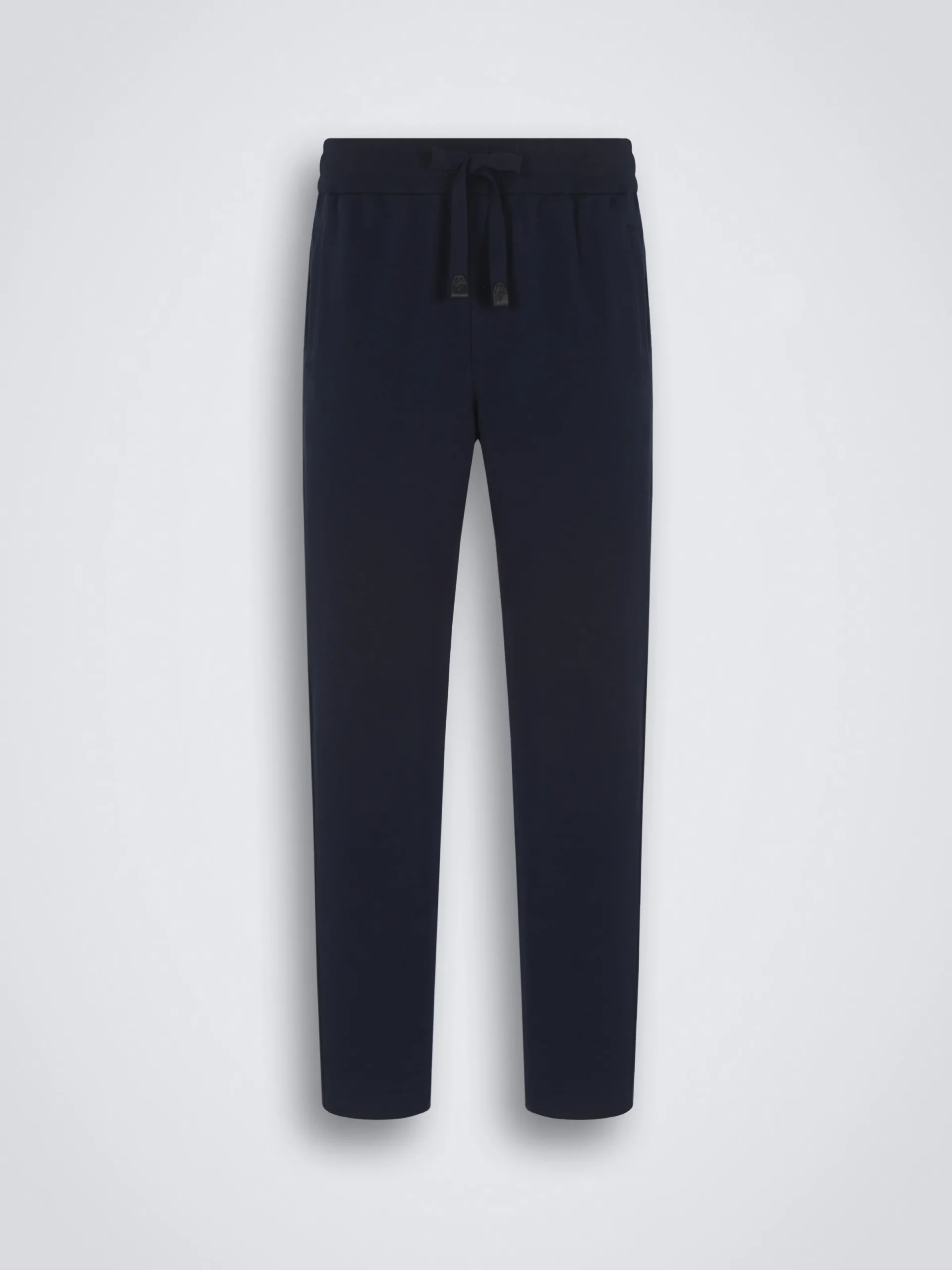 Hot Brioni Essential stretch cotton joggers Navy blue