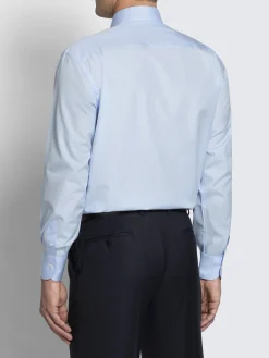 Fashion Brioni Essential cotton formal shirt Sky Blue