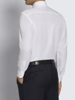 Online Brioni Essential white cotton formal shirt
