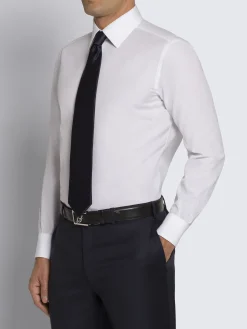 Discount Brioni Essential cotton formal shirt White