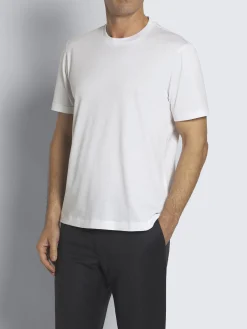 Fashion Brioni Essential gassed organic cotton T-shirt White