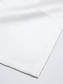 Online Brioni Essential Giza 45 cotton twill pocket square White