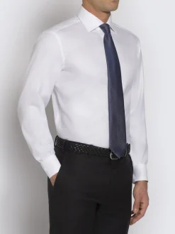 Discount Brioni Essential Ventiquattro cotton formal shirt White