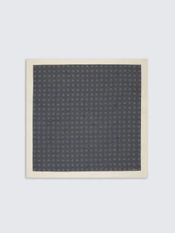 Best Brioni and beige micro motif silk foulard Grey