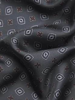 Best Brioni and beige micro motif silk foulard Grey