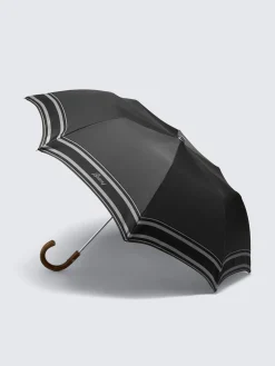 Hot Brioni Grey and foldable umbrella Black