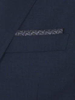 Discount Brioni and royal blue silk pocket square Grey