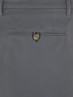Outlet Brioni organic stretch cotton Pienza trousers Grey