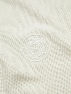 Hot Brioni Ivory white cashmere and silk half-zip mockneck sweater