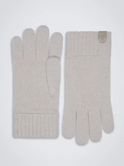 Hot Brioni cashmere gloves Ivory white