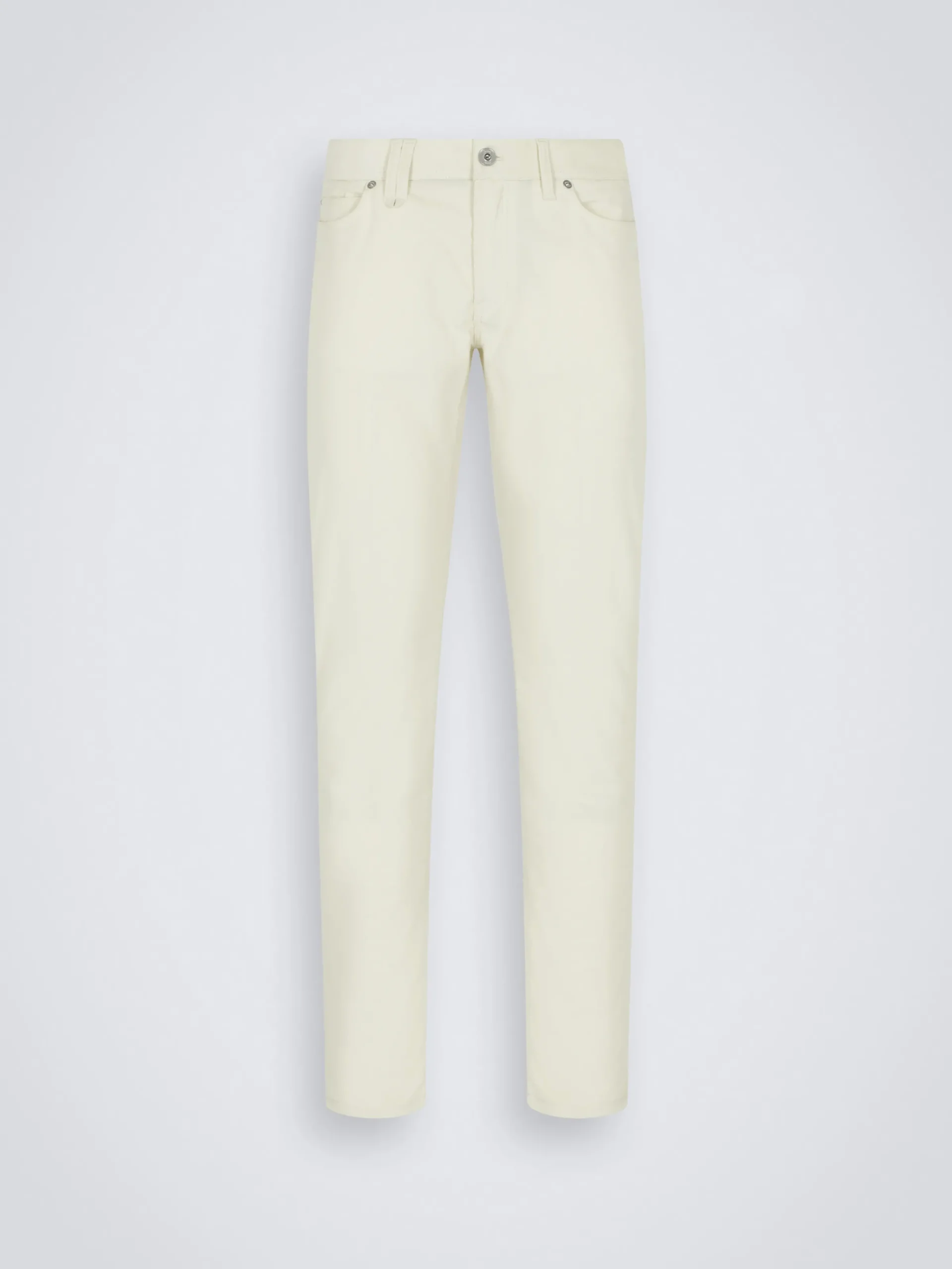 Outlet Brioni cotton corduroy Meribel trousers Ivory white