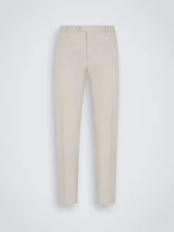 Best Brioni cotton gabardine Journey trousers Ivory white