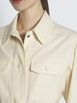 Clearance Brioni silk gabardine sahariana jacket Ivory white