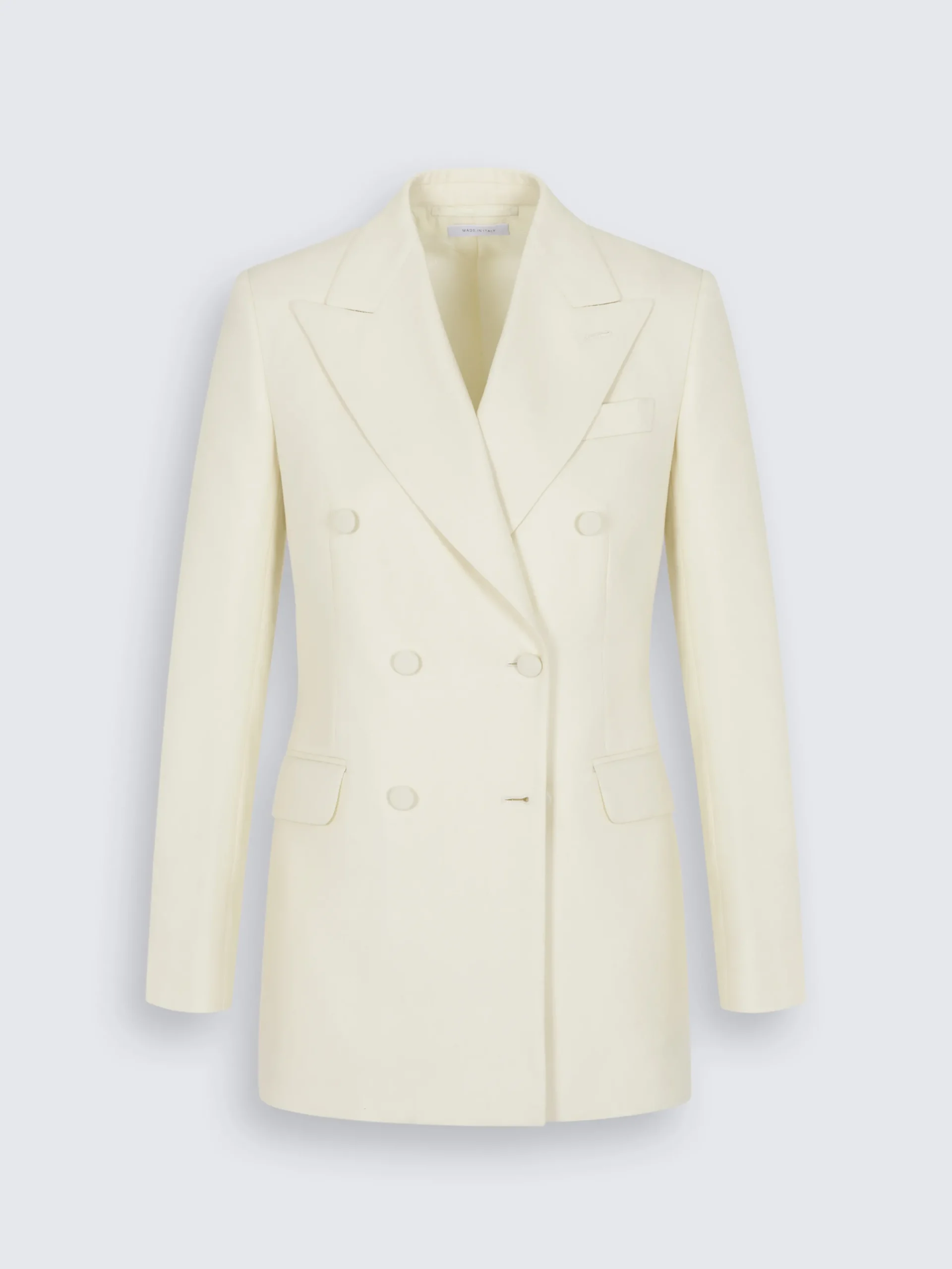 Sale Brioni Ivory white silk gabardine Palinuro trousers