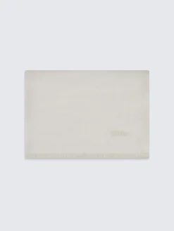 Best Brioni wool, cashmere and silk scarf Ivory white