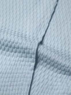 Hot Brioni cotton Trama weave socks Light blue