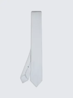 Best Brioni Light blue silk cady tie