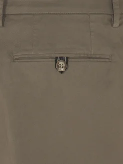 Clearance Brioni organic stretch cotton Pienza trousers Light brown