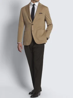 Best Brioni silk Soffio jacket Light brown