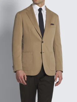 Best Brioni silk Soffio jacket Light brown