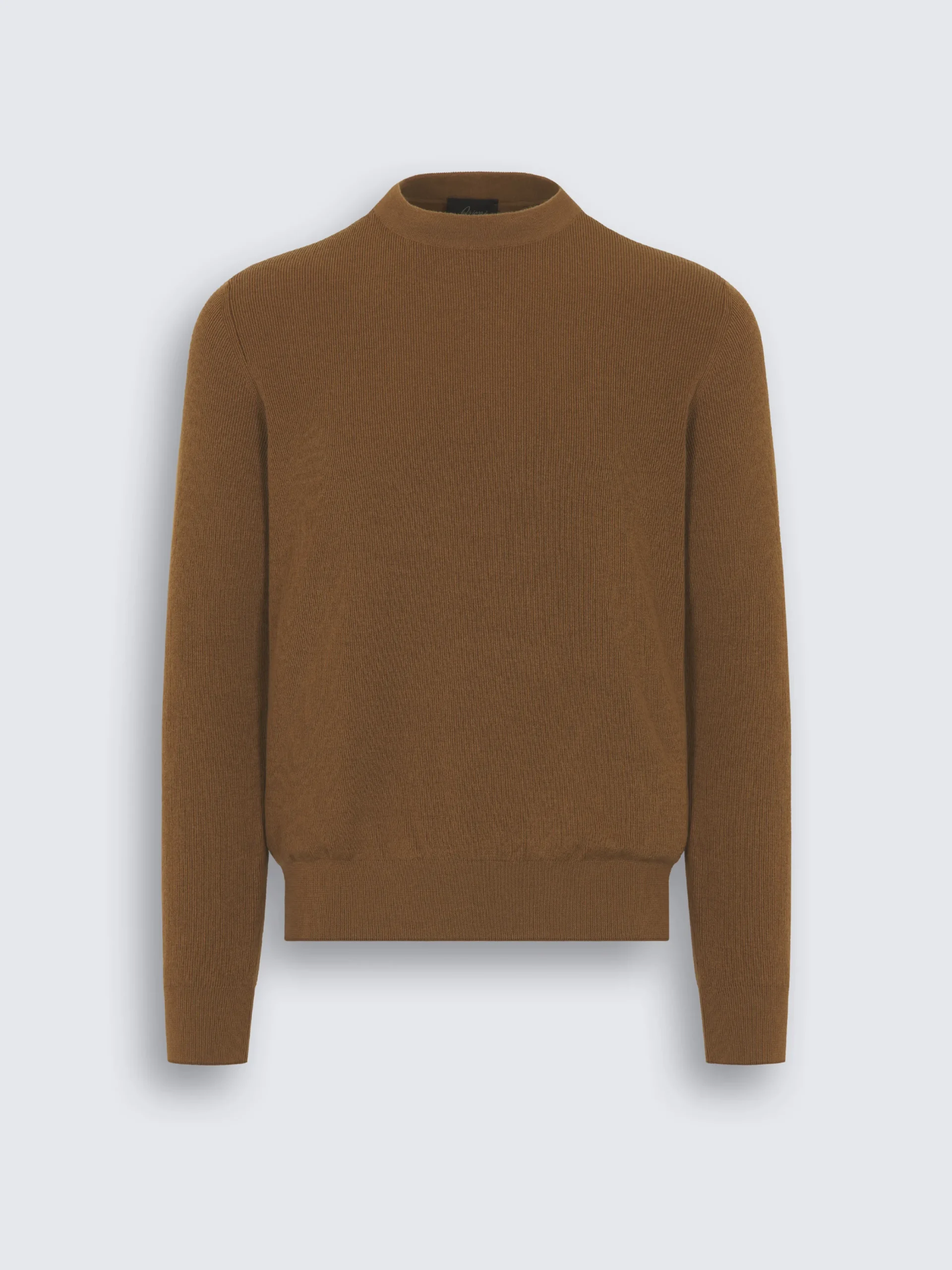 Clearance Brioni vicuña and cotton crewneck sweater Light brown