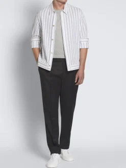 Sale Brioni Light grey Sea Island cotton T-shirt