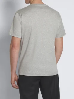 Sale Brioni Light grey Sea Island cotton T-shirt