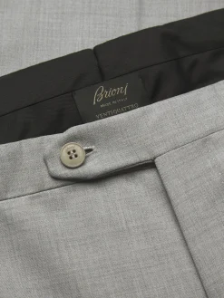 New Brioni Ventiquattro wool Journey trousers Light grey