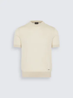 Clearance Brioni cashmere and silk T-shirt Light yellow