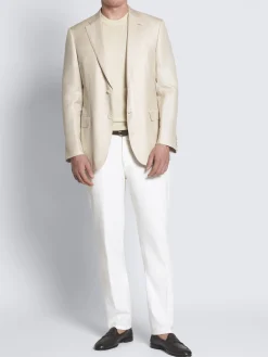 Clearance Brioni cashmere and silk T-shirt Light yellow