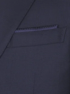 Fashion Brioni Midnight and navy blue silk pocket square Midnight Blue