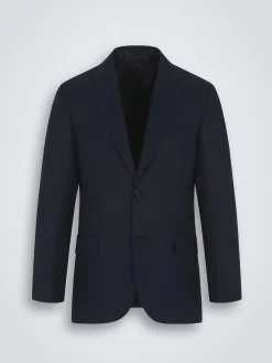 New Brioni cashmere twill and silk Ravello jacket Midnight Blue
