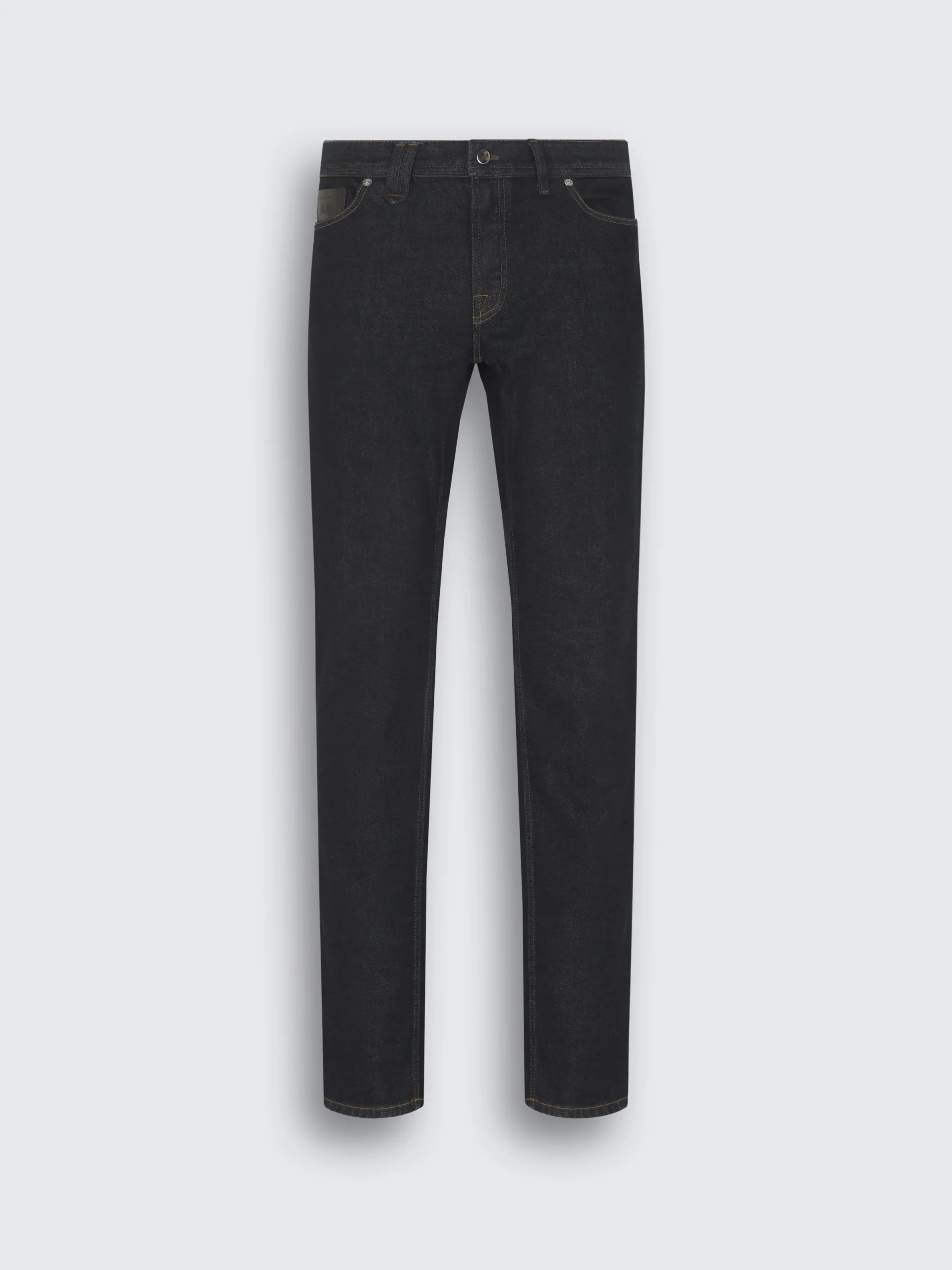 Online Brioni Midnight blue cotton and cashmere denim jeans