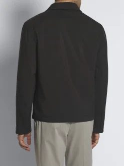 Clearance Brioni Performa shirt collar blouson Midnight Blue