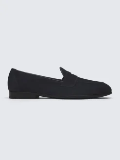 Discount Brioni suede Appia penny loafers Midnight Blue