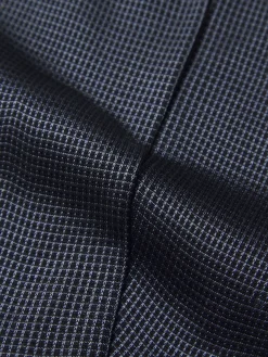 Clearance Brioni Navy and light blue micro motif cotton and silk socks Navy blue