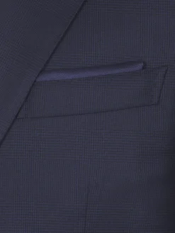 Sale Brioni and dark brown silk pocket square Navy blue