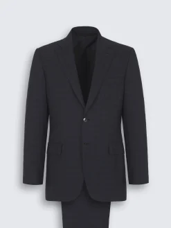 New Brioni checked Escorial wool Brunico suit Navy blue