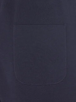 Hot Brioni cotton, cashmere and silk knit trousers Navy blue