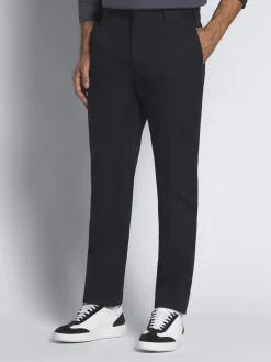 Fashion Brioni cotton gabardine Journey trousers Navy blue