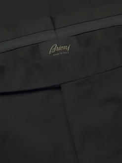 Discount Brioni wool Elba trousers Navy blue
