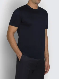 Online Brioni Petroleum blue cashmere, silk and cotton reversible hoodie