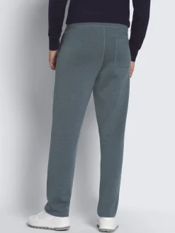 Fashion Brioni Petroleum blue cotton, cashmere and silk knitted trousers
